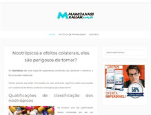 Tablet Screenshot of marcianassrallah.com.br
